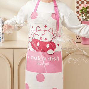 Grembiule <span class=keywords><strong>da</strong></span> <span class=keywords><strong>Cucina</strong></span> in Tela Senza Maniche, Impermeabile e Antimacchia, con Grande Tasca - Product Image 4