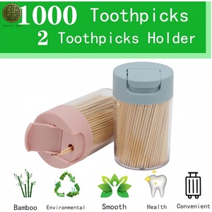 Stuzzicadenti in bambù aromatizzati di alta qualità <span class=keywords><strong>da</strong></span> 65 mm, mini stuzzicadenti in legno monouso personalizzati all'ingrosso - Product Image 3