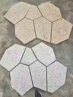 L'hexagone antiacide-érodé naturel d'ardoise de rouille couvre de tuiles la conception extérieure moderne durable de mur et de plancher de 1.5-2.5cm épais