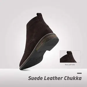 Botas y <span class=keywords><strong>Zapatos</strong></span> <span class=keywords><strong>de</strong></span> Vestir <span class=keywords><strong>para</strong></span> <span class=keywords><strong>Hombre</strong></span> Estilo Oxford, Chelsea, Chukka y Brogue, Botines con Parte Superior <span class=keywords><strong>de</strong></span> Cuero PU y Gamuza, <span class=keywords><strong>Zapatos</strong></span> Casuales <span class=keywords><strong>de</strong></span> Moda con Cordones <span class=keywords><strong>para</strong></span> <span class=keywords><strong>Hombre</strong></span> - Product Image 5