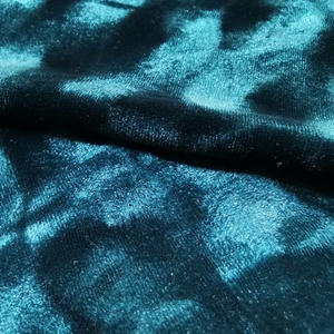 Tissu en velours coréen 100% polyester ignifuge et antistatique pour doublure, <span class=keywords><strong>flocage</strong></span> gaufré, robes et vêtements - Product Image 6