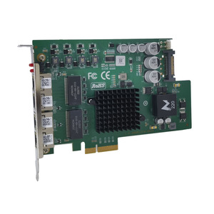Controlador Ethernet I350-AM4 GbE, Tarjeta de Interfaz de Red PCI con 4 Puertos LAN PoE, Tarjeta LAN PCIE de 4 Puertos - Product Image 1