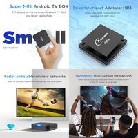 Reproductor Multimedia de Video HD 4K de Fábrica WF, Compartición de Archivos DLNA, 1GB 8GB 2GB 16GB, Tanix Allwinner H313 Tx1, Android TV Box Tx1