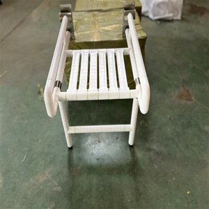 Xingang Bathroom Shower Folding <b>Stool</b> Stainless Steel Non Slip <b>Leg</b> <b>Rest</b> <b>For</b> Elderly - Product Image 1