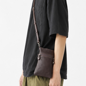 กระเป๋าสะพายไหล่หนังแท้ขนาดเล็กสำหรับใส่สมาร์ทโฟน - Product Image 3