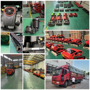 เครื่องตัดหญ้าแบบรีโมทคอนโทรลอัจฉริยะ 196 ซีซี 4 จังหวะ 24 โวลต์ เกรดอุตสาหกรรม 7.5-9 แรงม้า ความสูงในการตัดสูงสุด 4 นิ้ว ปัจจัยความปลอดภัยสูง - Product Image 4