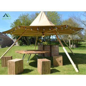 Hoạt động ngoài trời Lều Nhỏ Tipi cắm trại Lều Safari vải không thấm nước nhỏ lều - Product Image 1