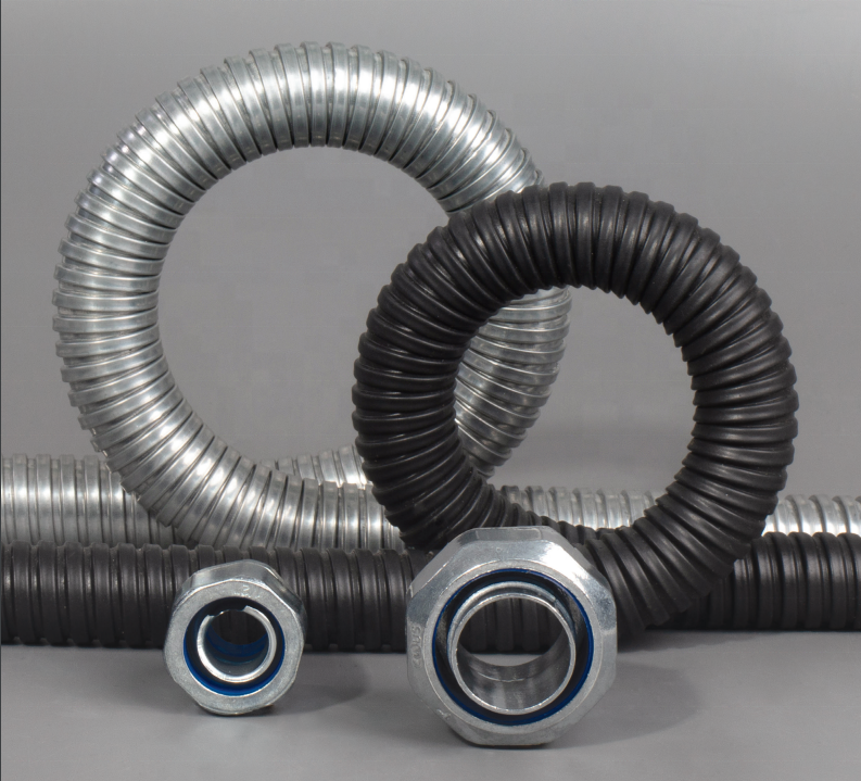 6/8/10/12/16mm 20mm 3/8 1/2 inch Metallic Flexible PVC Conduit Manufacturer Metal Tubing