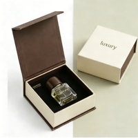 Boîte rigide de luxe personnalisée avec dorure à chaud pour coffret cadeau de parfum