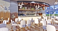M2 Display Store Design Personnalisé Pioneer Restaurant Bar Design Café Boutique Comptoir Salle à manger Bar Boutique Solution de design d'intérieur