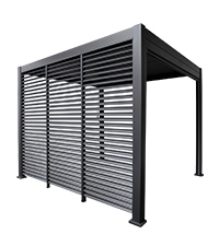 <span class=keywords><strong>Pergola</strong></span> motorisée rétractable en aluminium personnalisée, imperméable, avec toit à lames orientables <span class=keywords><strong>pour</strong></span> <span class=keywords><strong>jardin</strong></span>, pavillon, gazebo - Product Image 5