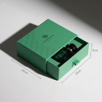 Boîte rigide personnalisée pour flacon de parfum de luxe, en carton écologique, portable, avec fermeture magnétique, emballage de parfum
