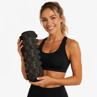Rouleau de massage texturé en mousse EVA portable pour la relaxation musculaire profonde, idéal pour le yoga, le Pilates et le fitness