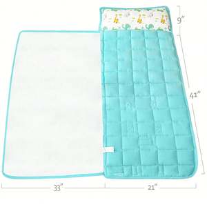 Toddler Nap Mat with <b>Pillow</b> and Blanket Soft Sleeping Bag for Kids Boys and Girls - Product Image 4