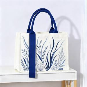 Sacs fourre-tout en toile grand format, écologiques, imperméables, à motif de dessin animé, avec fermeture éclair et poignée longue, personnalisables pour - Product Image 4