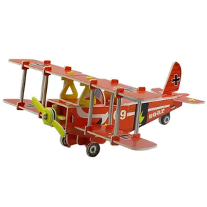 Spielzeug-Puzzle antikes Flugzeugmodell 3D-Papier-Puzzle Schaum-Jigsaw-Aktionsspielzeug