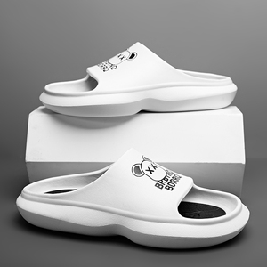 Claquettes d'été pour femmes avec logo personnalisé, motif adorable, respirantes, colorées, à semelle plate, antidérapantes, pour la salle de bain, en EVA - Product Image 5