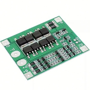 Placa de protección para baterías de litio de 3 series con ecualización de 11.1V y 12.6V, protección contra sobrecarga, sobredescarga, cortocircuito y sobrecorriente. - Product Image 1