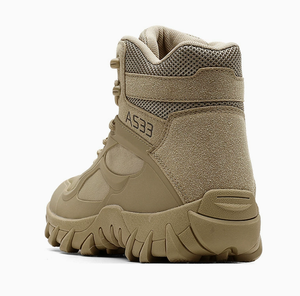 Bottes tactiques TSB33 AS33, bottes mi-hautes en mesh respirant, pour extérieur, toutes saisons, couleur beige, chaussures de randonnée - Product Image 2