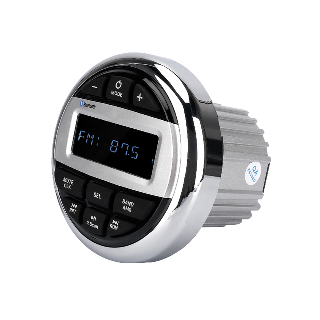 OEM ODM Manufacturer Low Price Waterproof Marine Audio Player DC12V BT USB FM Stereo Music System FM/AM MP3 for Boat Cruise Ship