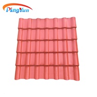 Tuile en résine ASA de conception espagnole Tuile en pvc Feuille de toiture en plastique