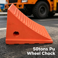 Cales de roue en PU pour camions, capacité de charge optimale 50 tonnes, excellent rapport qualité-prix, accessoires automobiles pour camions