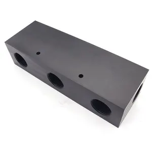 CNC machining custom Professional High Pressure Valve Hydraulic aluminum Manifold Blocks for machines