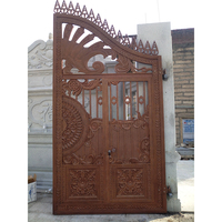 Porte principale moderne en aluminium, qui ne rouille pas, livraison gratuite