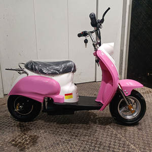 สกู๊ตเตอร์ไฟฟ้าเวสป้า3ล้อมอเตอร์ขนาดเล็กสีชมพู350W แบบไร้แปรงถ่านมอเตอร์36v12ah วินเทจ - Product Image 2
