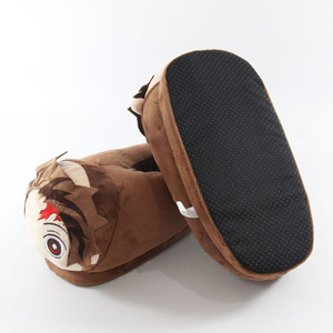 <span class=keywords><strong>Kimetsu</strong></span> <span class=keywords><strong>No</strong></span> <span class=keywords><strong>Yaiba</strong></span> Tanjirou Rengoku Kyoujurou  Kawaii Mignon Cosplay Party Animal Pantoufles en peluche Gants - Product Image 5