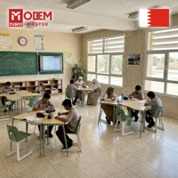 Table d'étude MINYI OFFSET Bahreïn avec 2 chaises et ensemble bureau et chaise pour lycéen
