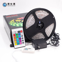 SMD5050 5M 12V Smart IP65 Étanche RGB LED Bande Lumineuse Avec App/ Wifi Contrôlé Maison Lumière Led Pour La Décoration