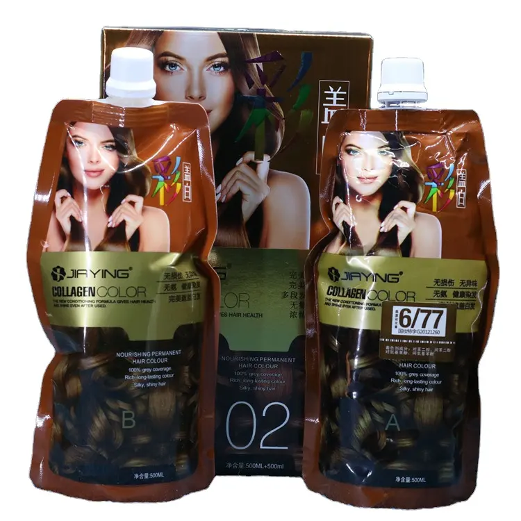 Hot sale factory price cover gray hair fashion colors natural dark brown hair dye