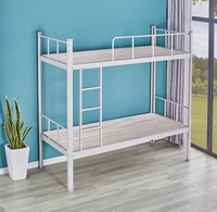 Vente en gros de lits superposés à étages en métal et en fer Lits de dortoir d'école pour adultes et enfants à domicile pour chambre à coucher et appartement