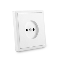 Interrupteur d'éclairage monopolaire électrique 16A 250V~ de couleur blanche en matériau PC conforme aux normes européennes, design extérieur flambant neuf, IP21, commande d'éclairage