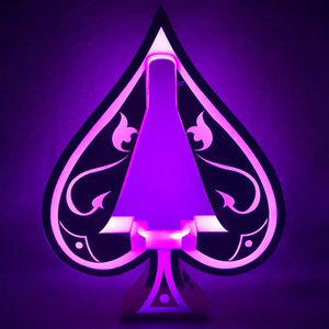 Bar hộp đêm ACE của spades VIP dịch vụ chai rượu vang giá LED chai glorifier Acrylic LED chai trình bày chủ hiển thị - Product Image 5