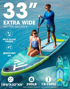 Tabla de <span class=keywords><strong>Paddle</strong></span> Surf Inflable de Primera Calidad, Tabla de Surf para Jugar en el Agua, Tabla de Stand Up <span class=keywords><strong>Paddle</strong></span> con Tecnología de Sellado Térmico - Product Image 3