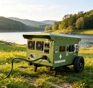 Custom Portable Power Station Factory 3000W 5kWh Portable Power Station With LiFePO4 Battery 5120Wh <b>Solar</b> <b>Generator</b> for Home - Product Image 1