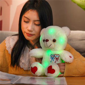 Orsacchiotto luminoso di peluche coccole orsacchiotto di peluche bambola ragazza cuscino per dormire regalo di san valentino - Product Image 3