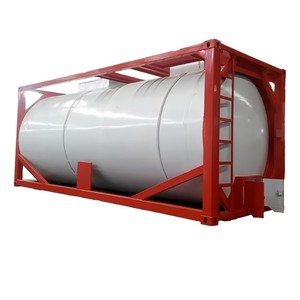 Conteneur-citerne ISO 20FT 40FT pour le transport international de produits inflammables, diesel, essence, produits chimiques, sodas et acides - Product Image 1