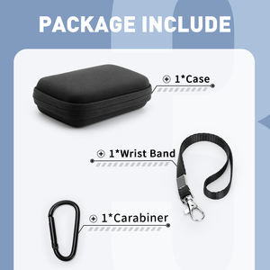 Étui de transport YINKE pour <span class=keywords><strong>Samsung</strong></span> <span class=keywords><strong>T7</strong></span>/<span class=keywords><strong>T7</strong></span> Shield/<span class=keywords><strong>Touch</strong></span> SSD portable 1 To 2 To 500 Go, coque de protection portable en EVA pour le transport et le stockage - Product Image 4