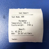 Medidor de Índice de Flujo de Fusión Digital Automático ASTM D1238, Probador de Tasa de Flujo de Fusión de Polímeros MFR MFI para Pruebas de Termoplásticos y Plásticos