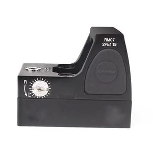 Mini viseur laser rouge en aluminium avec optique réflexe pour la chasse et le tir - Léger, résistant aux chocs, avec base et support inclus - Product Image 5