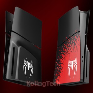 Nouvelle arrivée : Plaque frontale séparée pour la nouvelle PS5 Slim Disc, plaques anti-rayures, coque de remplacement pour PS5 Slim <span class=keywords><strong>Spiderman</strong></span> - Product Image 5