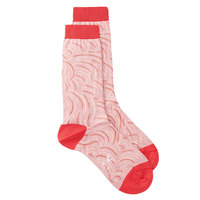Chaussettes habillées pour femmes élégantes de haute qualité pour bureau Chaussettes de créateur de motifs de feux d'artifice Chaussettes avec logo personnalisé