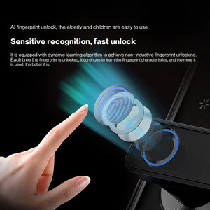 Blocco delle porte per il controllo delle impronte digitali per la gestione delle proprietà da utilizzare come blocchi di Password intelligenti per la sicurezza Anti-sbirciamento - Product Image 5