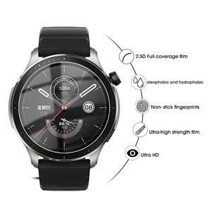 Protector de Pantalla Antirrayas para Reloj Inteligente <span class=keywords><strong>Amazfit</strong></span> <span class=keywords><strong>GTR4</strong></span>, Película Protectora de Vidrio Templado Transparente HD 2.5D 9H - Product Image 2