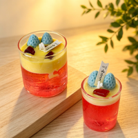 Gelaagde geurige jelly wax herbruikbare tumbler pot kaars geurkaars aromatherapie kaars voor kamerdecoratie bulkbestelling privé