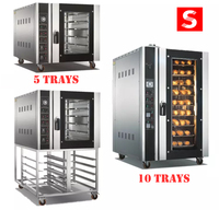 Restaurant équipement cuisine Cuisine Cookie Poulet Gâteau machines de cuisson équipement horno electrico backery vrai air chaud 10 plateaux gaz électrique four à convection