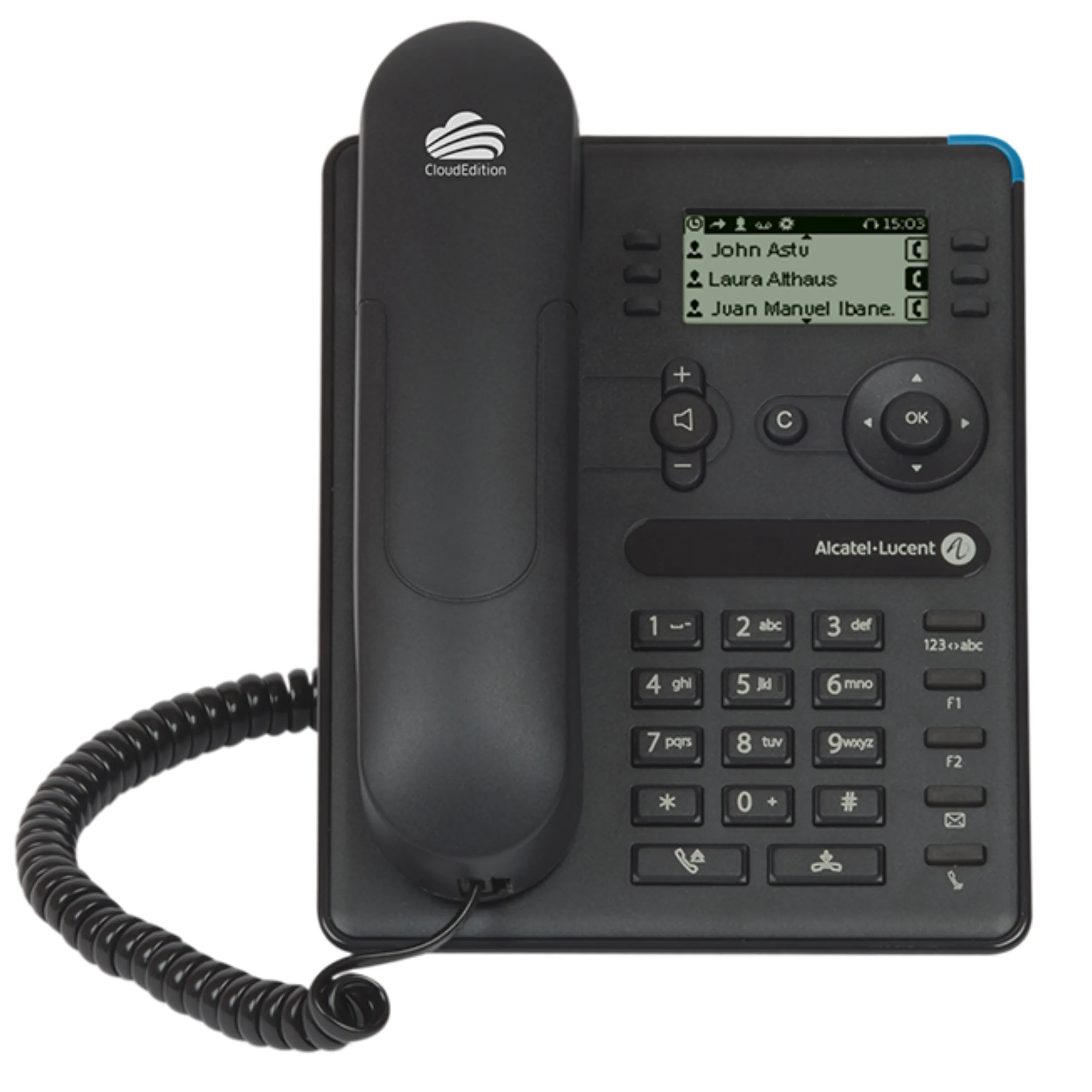 ALE 엔터프라이즈 8008/8008G 유선 VoIP B/w 디스플레이 회색 IP 전화